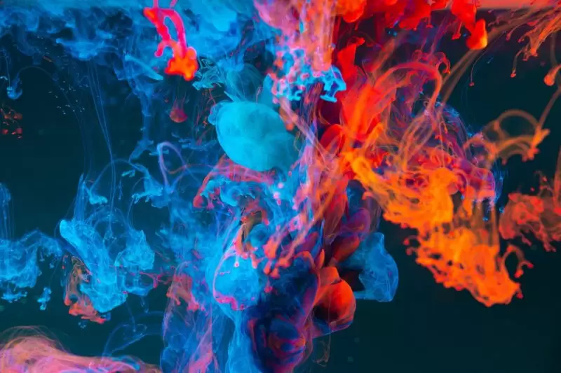 Colourful smoke