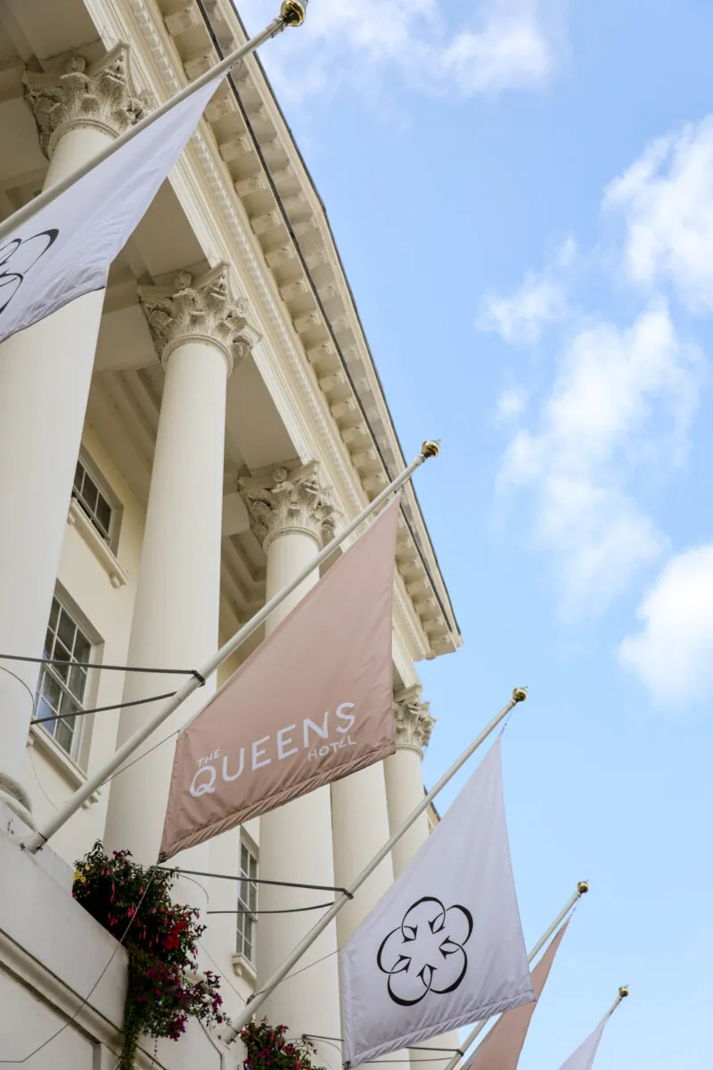 The Queens Hotel flags