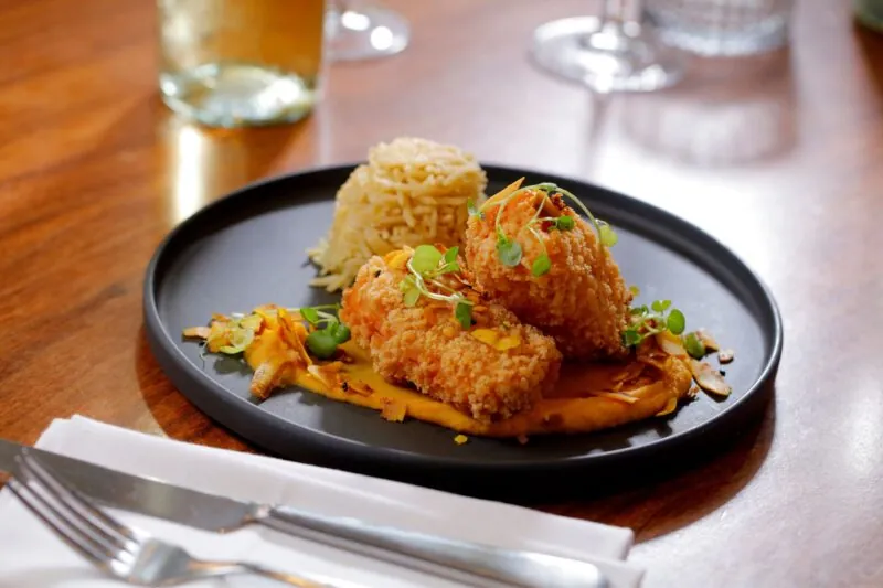 The Queens Hotel Cheltenham roast garlic butternut squash