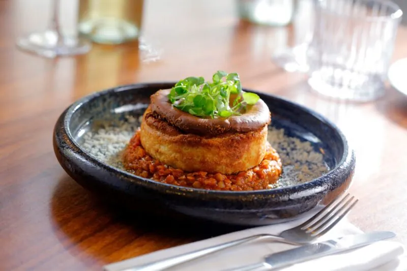 The Queens Hotel Cheltenham smoked cheese souffle