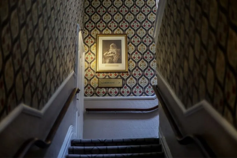 The Queens Hotel Cheltenham stairs up to the bedrooms