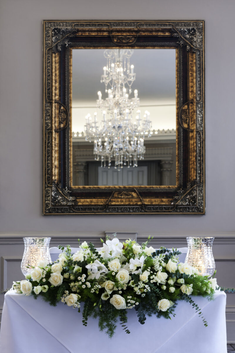 Wedding setup at The Queens Hotel