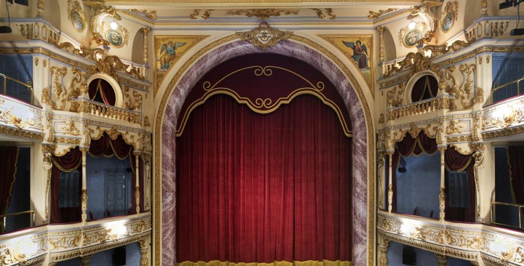 Everyman Theatre Cheltenham stage curtain