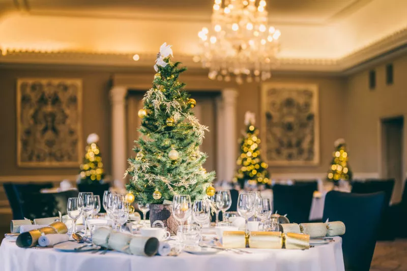 Christmas party night at The Queens Hotel Cheltenham