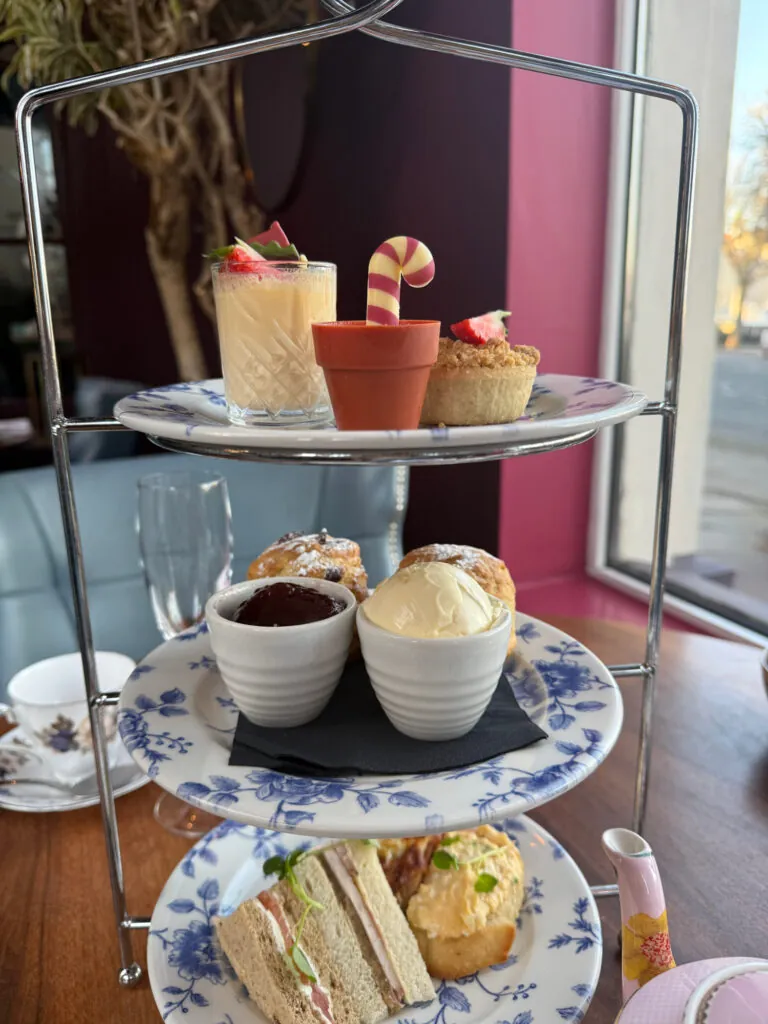 The Queens Hotel Cheltenham festive afternoon tea